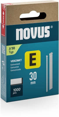 Cuie standard Novus E tip J, 30 mm, 1000 buc/cutie